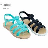 Superstarer Factory Elegant Ladies Teen Girls Leisure Flat PVC Sandals