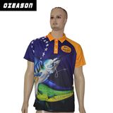 China Wholesale 100% Polyester Sublimated Cheap Bulk Polo Shirts (P008)