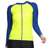 Women's Long Sleeve Color Lycra Rash Guard