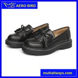 PU Leather Tassels Casual Shoes British Style for Ladys