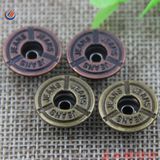 Brand Logo Custom Metal Jeans Button Brass Button for Pants