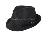 Soft Paper Straw Men's Fedora Hats with Ribbon (CPHC8005X)