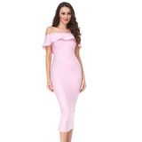 Fashion off Shoulder Women Dress Lady Garment Fashion Women Clothing