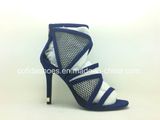 Navy Blue High Heels Sexy Women Sandal Shoes