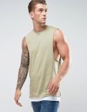 Longline Vest with Dropped Armhole