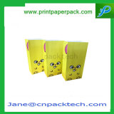 Custom Paper Cute Food Snack Confectionery Pop Corn Packaging Bag