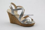 New Fashion Wedge Design Lady High Heel Sandal