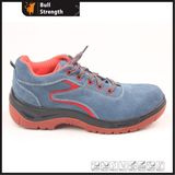 PU/PU Outsole Suede Leather Safety Shoe (SN5374)