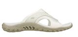 Smooth Leather and Soft Fabric Sporty Slide Sandals