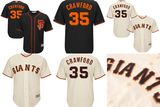 San Francisco Giants Brandon Crawford Cool Base Baseball Jerseys