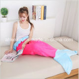 Soft Boa Fabric Kids Mermaid Blanket