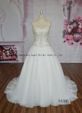 Casual Folds Corset Pick Colour Lace Wedding Dress