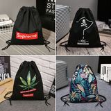 Chinese Manufacturer Foldable Shopping Drawstring Canvas Bag