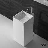 Freestanding Stone Basin Bathroom Wash Basin