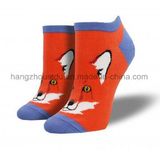 Lovely Fox Patten OEM Dress Fashion Ankle Sock