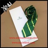 Handmade 100% Silk Jacquard Woven Club Tie with Envelope Box