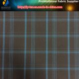 300d Brushed Polyester Yarn Dyed Check Fabric for Coat