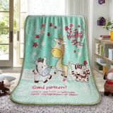 Cartoon Pattern Soft Summer Air Conditioner Children Blanket