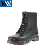 Hotsales New Fashion Comfortable Waterproof Kids Black Martin Ankle PVC Rain Boots