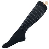 Women's Pattern Jacquard Cotton Knee High Sock