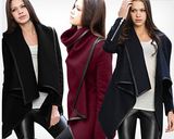 Hot Selling Fashion Women's Stylish Winter Wool Sleeved Coats (14337)