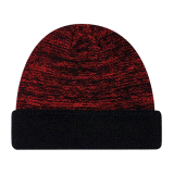 Maroon Colour Winter Custom Knitted Beanie Hat