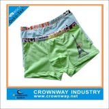 Mixed Color Boys Cotton Boxers Shorts/Underwear with Logo