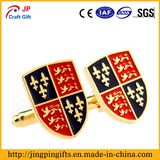 Metal Fashion Cufflinks of Shield Logo