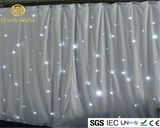 DMX Wedding Stage DJ Decoration LED Star Curtain Cloth Lighting