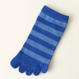 Vivid Coarse Stripe Ankle Dress Sock