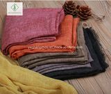 100% Tr Cotton Plain Muslim Hijab Shawl Fashion Lady Scarf