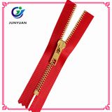 Shiny Golden Metal Zipper with The Most Competitive Price