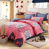 Textile 100% Cotton High Quality Bedding Set for Home/Hotel Comforter Duvet Cover Bedding Set (pink MIX)