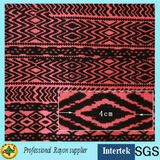 2017 Spun Printed Rayon Fabric for Summer Women Clothing