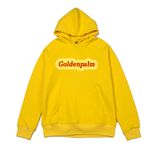 Wholesale Custom Mens Yellow Cotton Print Hoodie