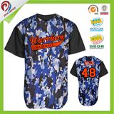 Sublimation 100% Mesh Polyester Camo Baseball Jersey Cheap Blank Baseball Jerseys