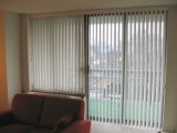 89mm Brown PVC Vertical Blinds with Waterproof and Smooth Vane