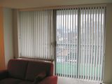 89mm Brown PVC Vertical Blinds with Waterproof and Smooth Vane