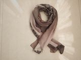 Spring/Summer/Autumn 100%Polyester Slub Long Print Woven Scarf