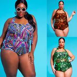 2018 Plus Size Women Swimwear Mwtt01