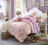 Hot Selling Floral Printed Cotton Bed Cover
