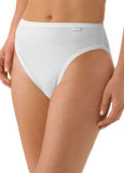 High Quality Pure Cotton Plain White Underwear Lady Panty