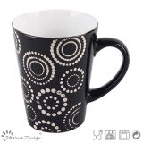 9oz Black Ceramic Coffee Mug Home Use Wholesale
