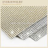 3mm Aluminum Base Crystal Rhinestone Mesh Trimming