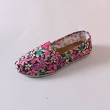 Cheap Flower Printing Casual Footwear Women/Ladies Canvas Shoes