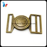 Custom Retro Alloy Metal Dress Belt Buckle for Women's Coat