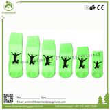 Best Sale Unisex Anti-Slip Trampoline Socks with Rubber Patterns in Stock