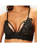 in Stock Three Color Plus Size White Lace Bralette Top Bra