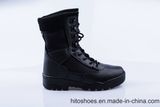 Wholesale Good Quality Black Safety Working Boots Genuine Leather Safety Shoes High Cut Boots