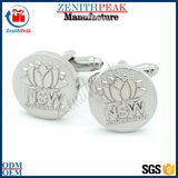 Custom Logo Metal Blank Enamel Wedding Cufflinks